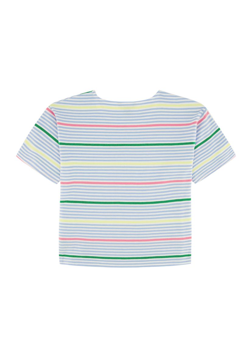 Girls 7-16 Multi Colored Striped T-Shirt
