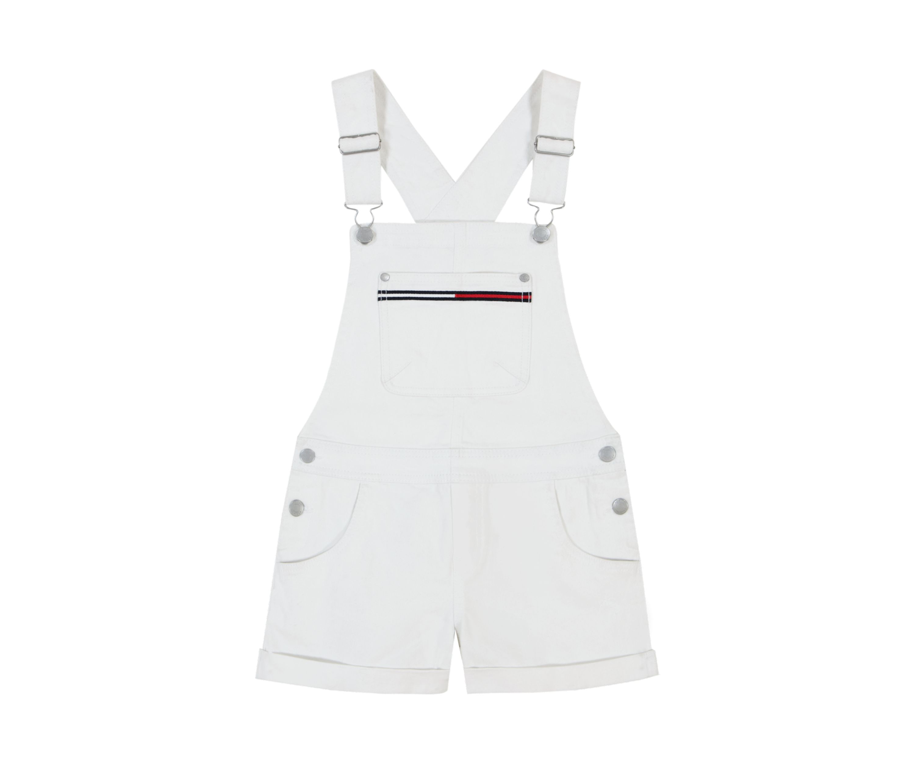 Girls 7-16 White Shortall