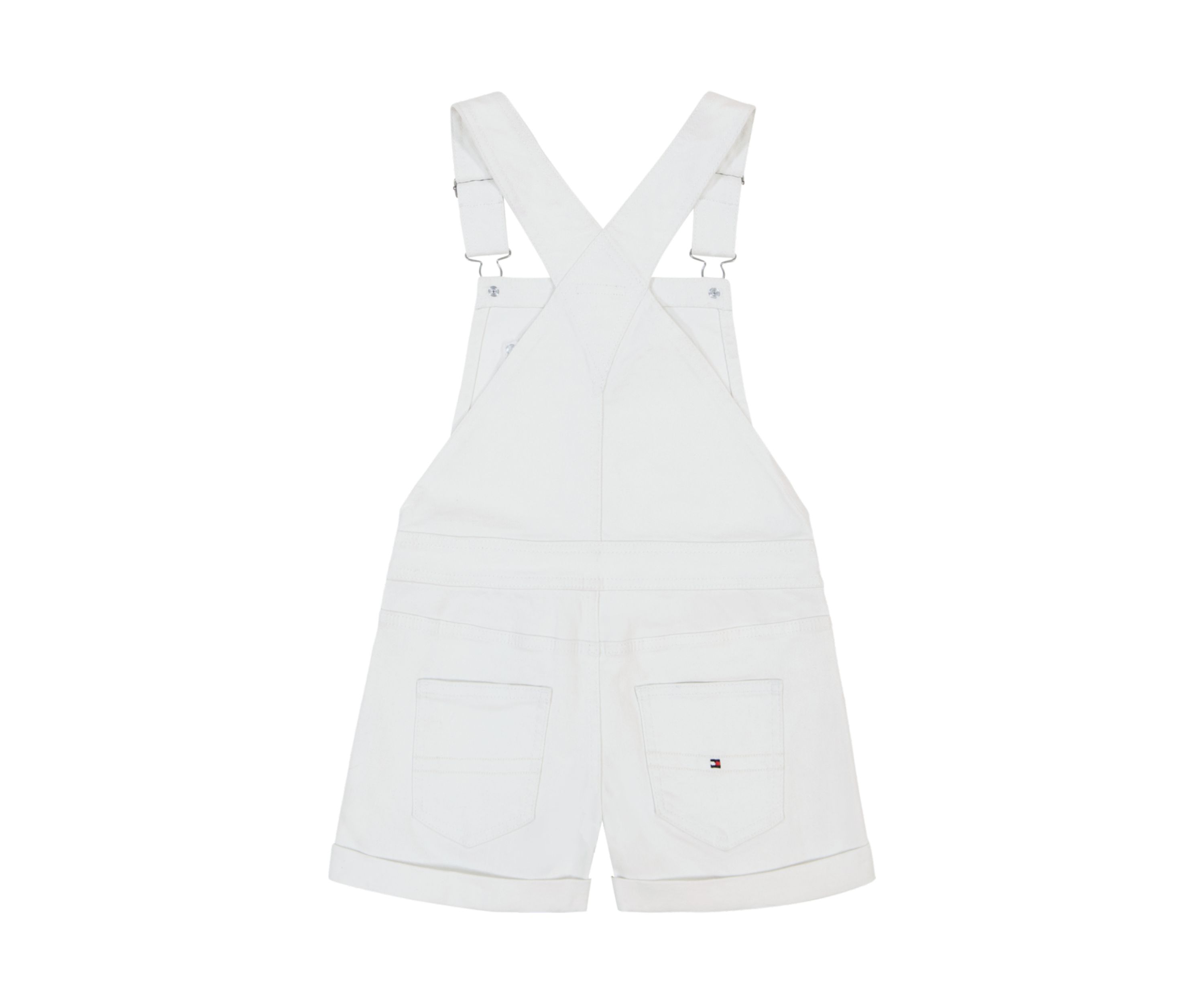 Girls 7-16 White Shortall