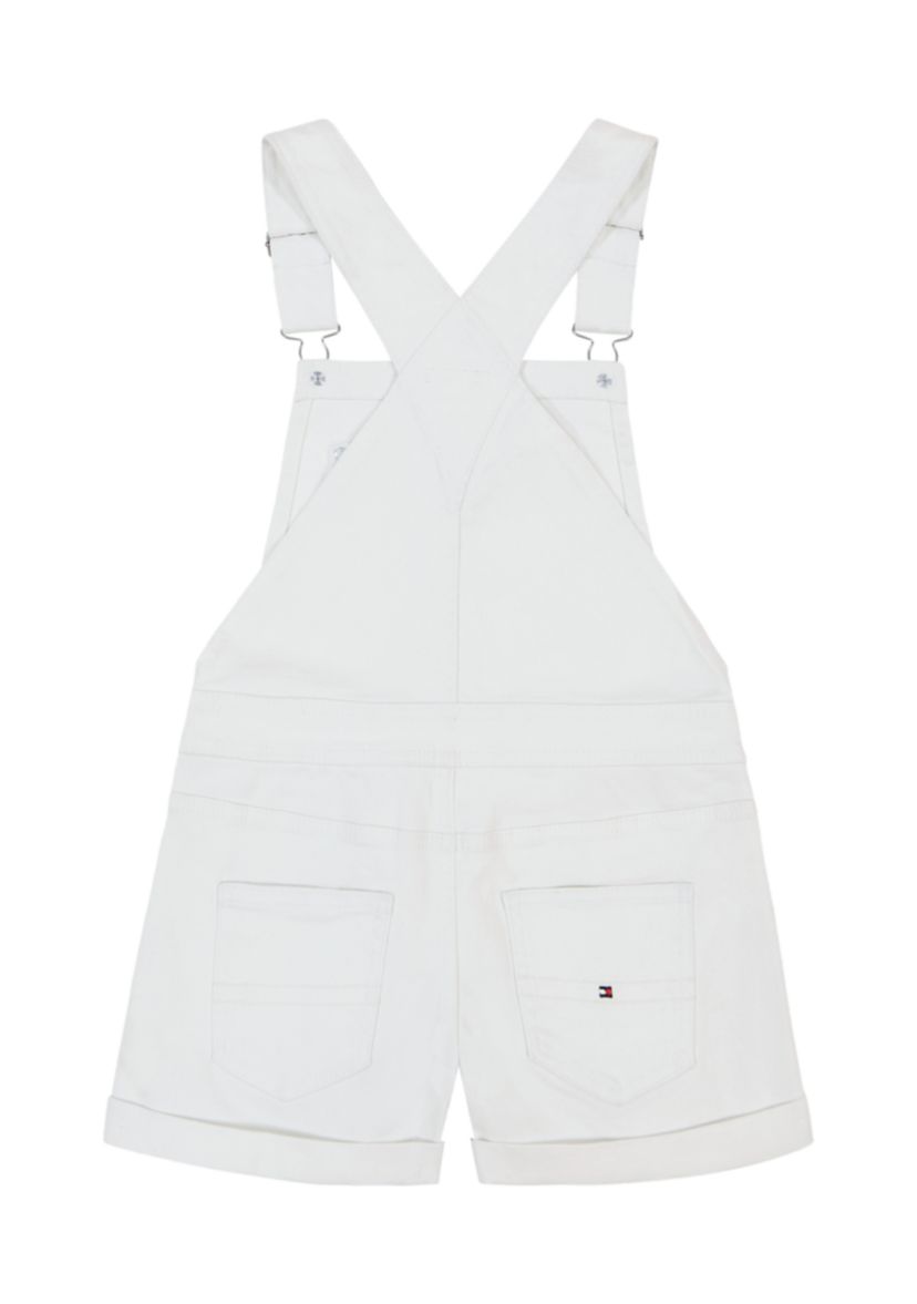 Girls 7-16 White Shortall