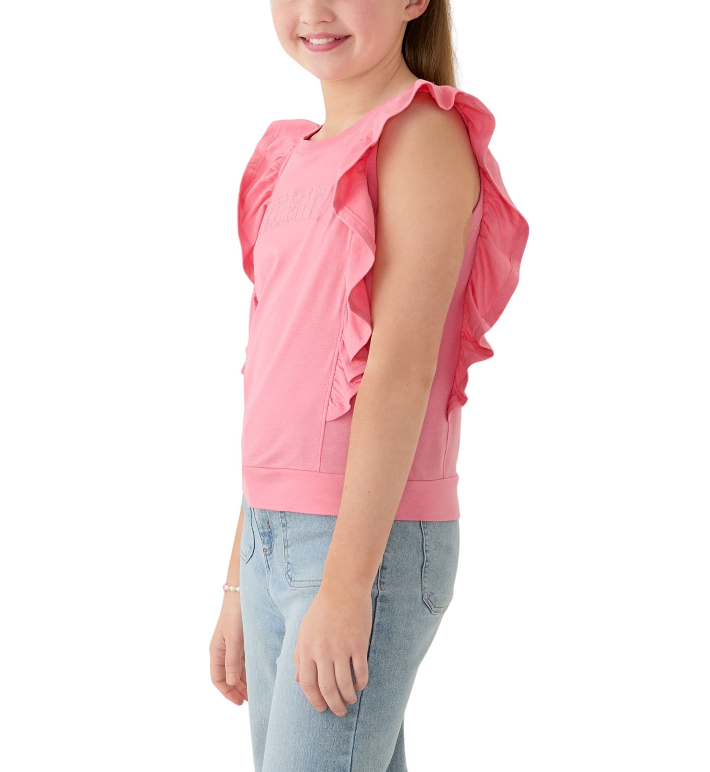 Girls 7-16 Ruffle T-Shirt
