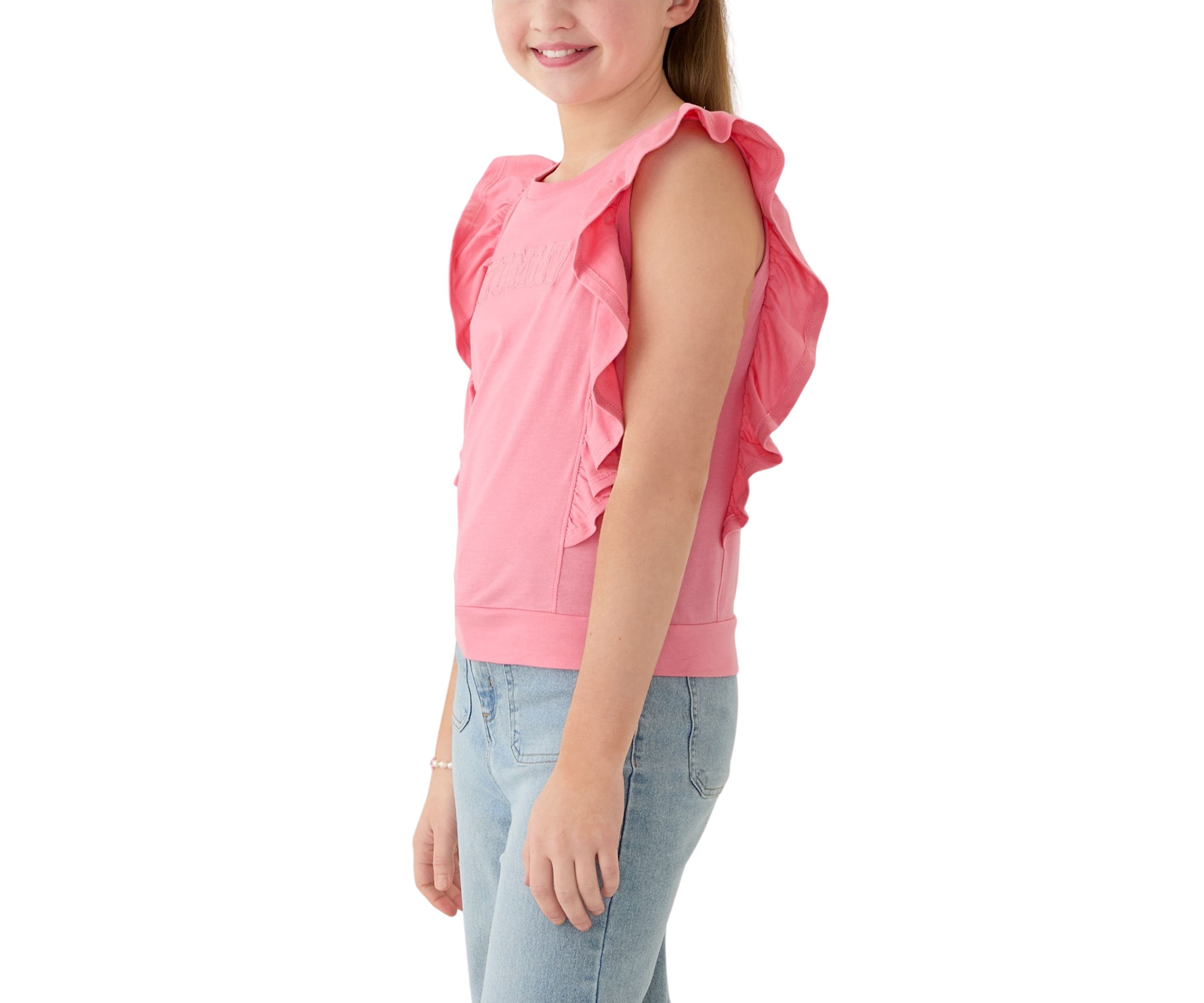 Girls 7-16 Ruffle T-Shirt
