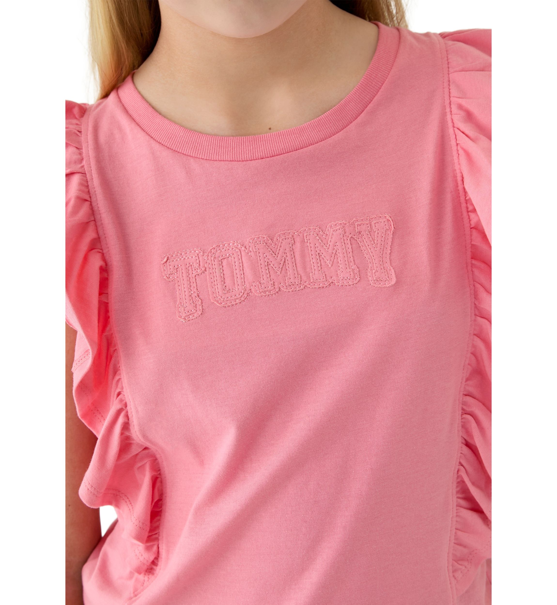 Girls 7-16 Ruffle T-Shirt