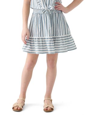 Tommy Hilfiger Girls 7-16 Yarn Dyed Striped Skirt