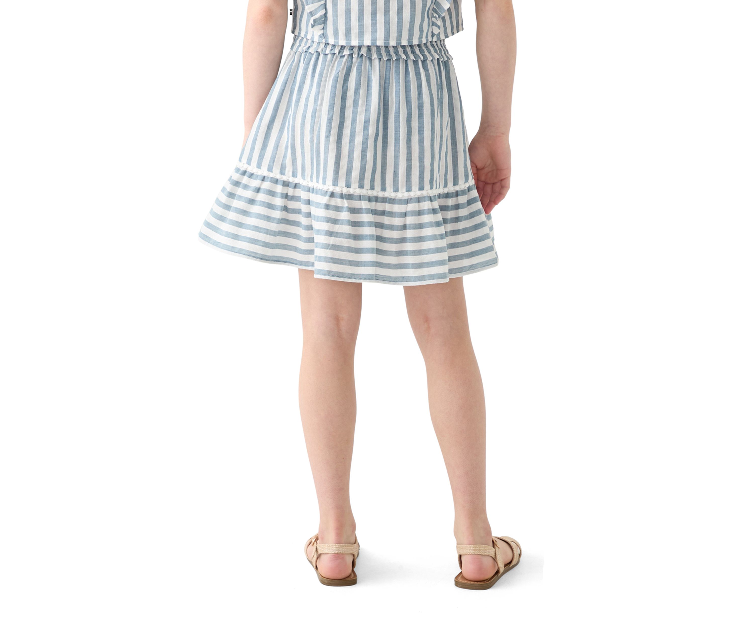 Girls 7-16 Yarn Dyed Striped Skirt
