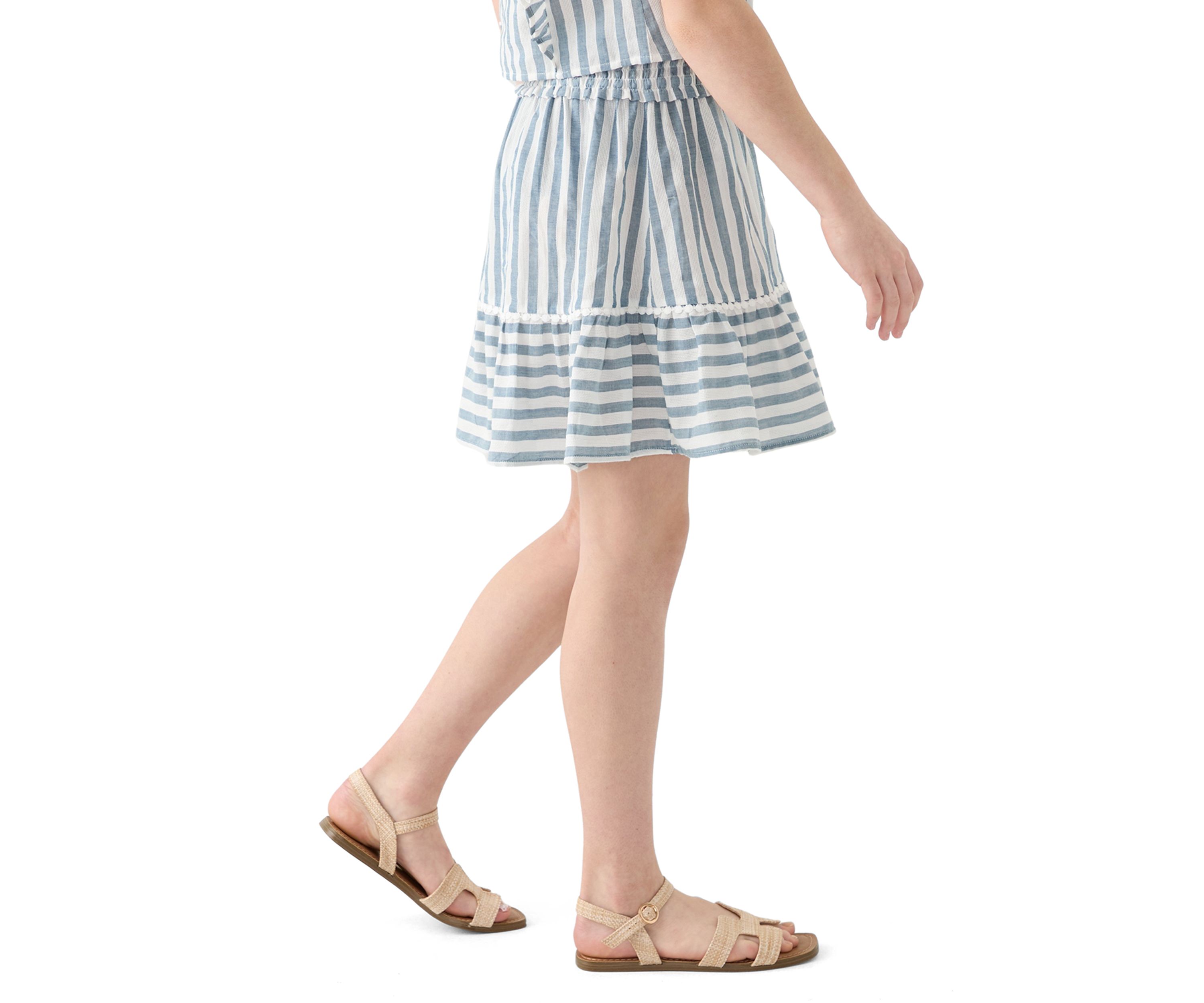 Girls 7-16 Yarn Dyed Striped Skirt