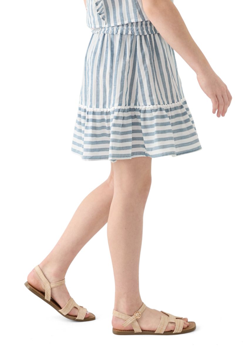 Girls 7-16 Yarn Dyed Striped Skirt