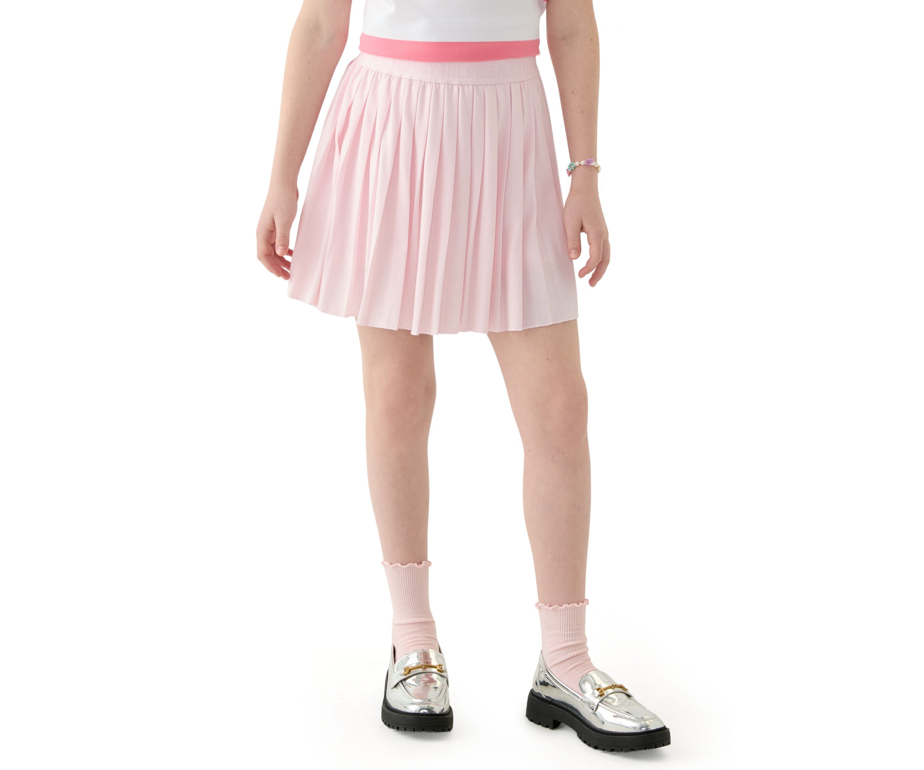 Girls 7-16 Pleated Logo Skort 