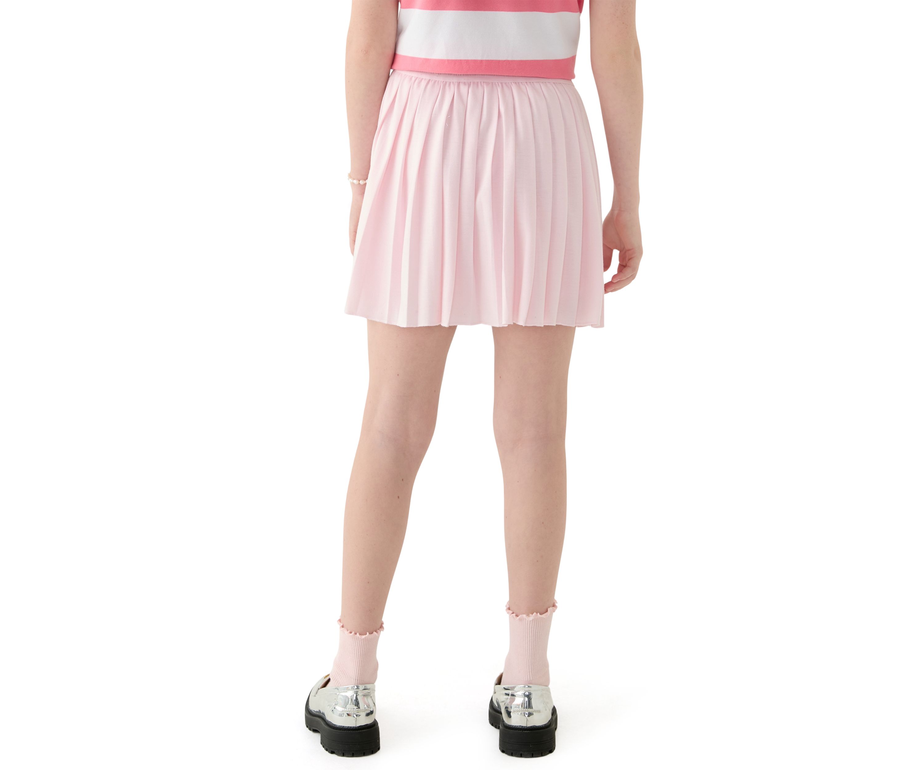 Girls 7-16 Pleated Logo Skort 