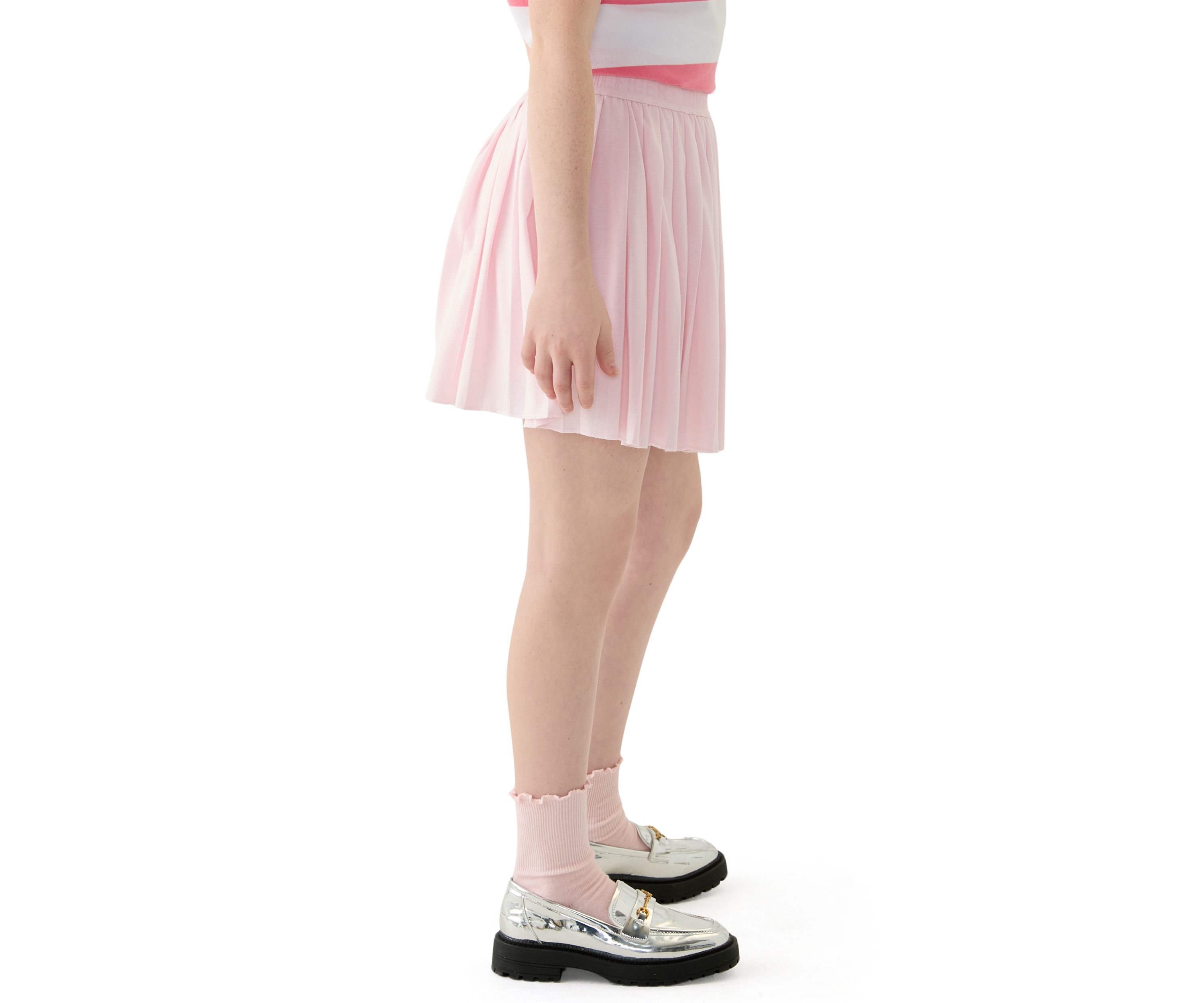Girls 7-16 Pleated Logo Skort 