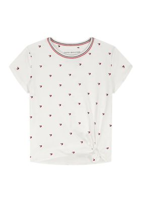 Tommy Hilfiger Girls 7-16 Tommy Heart T-Shirt, White