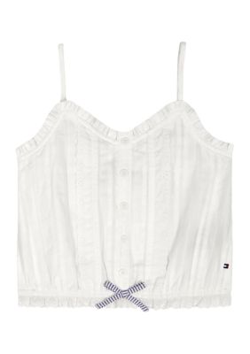 Tommy Hilfiger Girls 7-16 Ruffle Lace Camisole, White