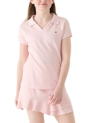 Tommy Hilfiger Kids Men's Pique Polo Shirt