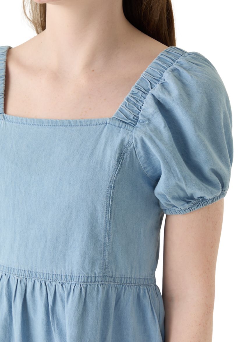 tommy hilfiger denim wrap dress Tommy Hilfiger Denim Bubble Sleeve Dress
