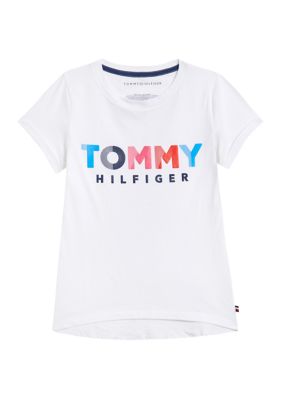 stang Fritid Email Tommy Hilfiger Girls 7-16 Multicolor Logo T-Shirt | belk