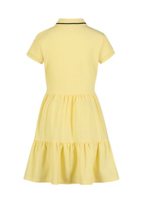 Tommy Hilfiger Women's Cotton Ruffled Eyelet Top Yellow Size Large