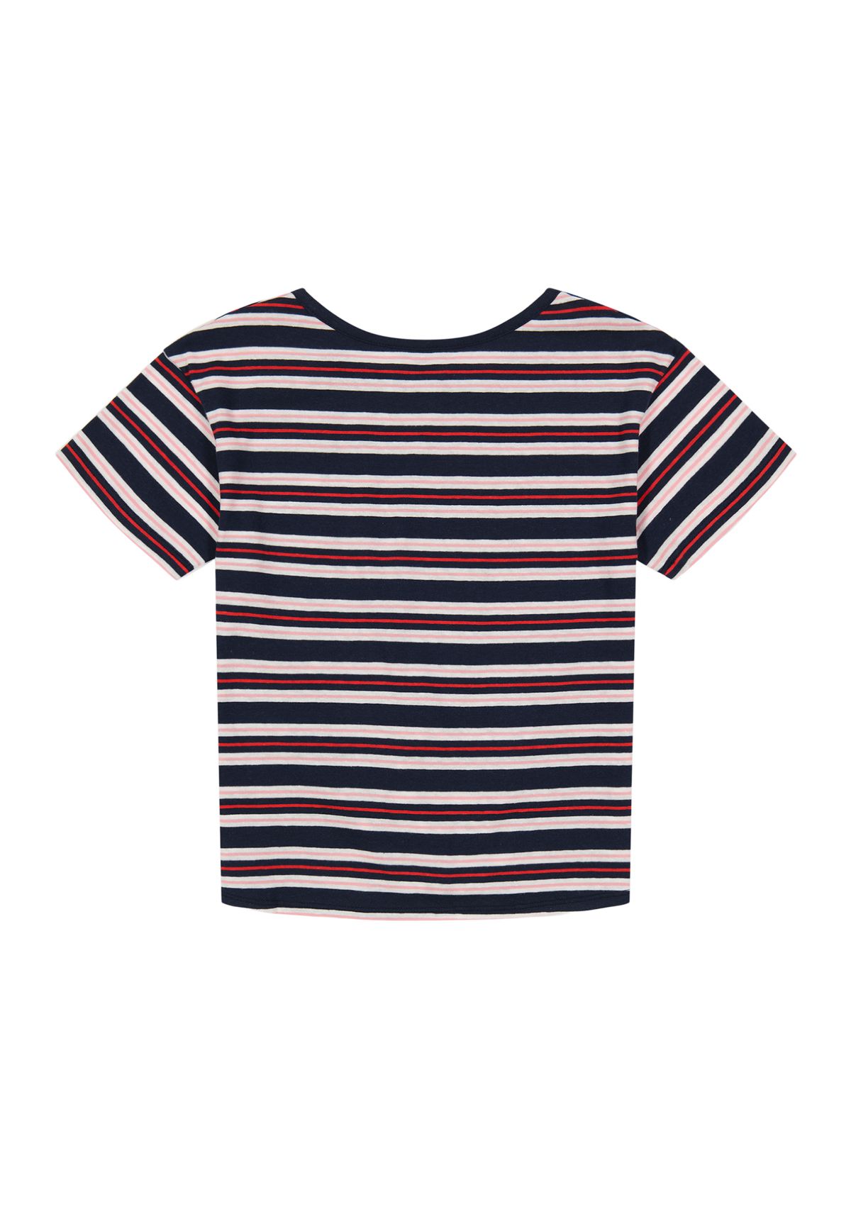Girls 7-16 Stripe Tie Front T-Shirt