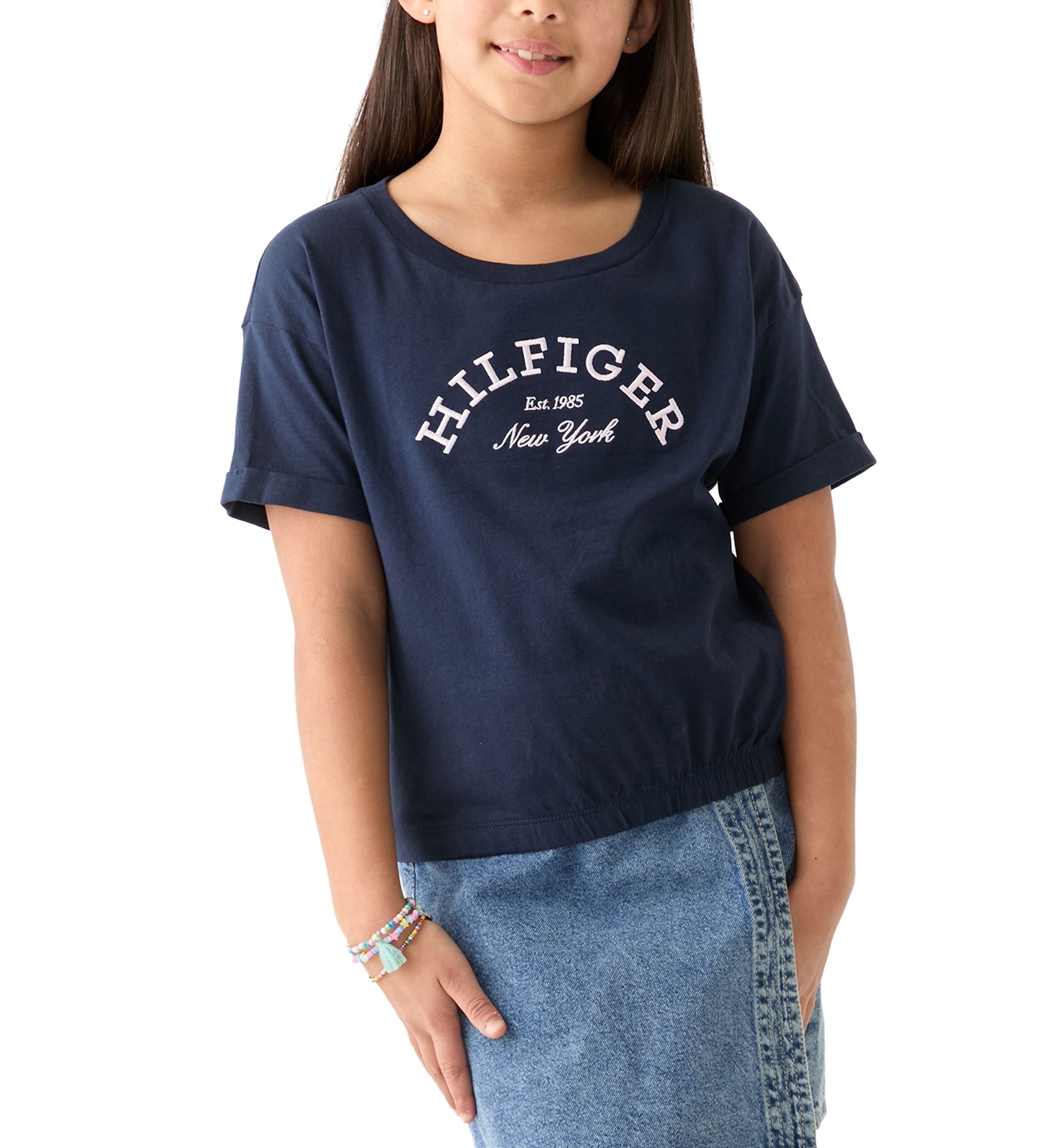 Girls 7-16 Arched Logo Graphic T-Shirt