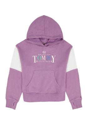 Tommy Hilfiger Girls 7-16 Colorblock Popover Hoodie