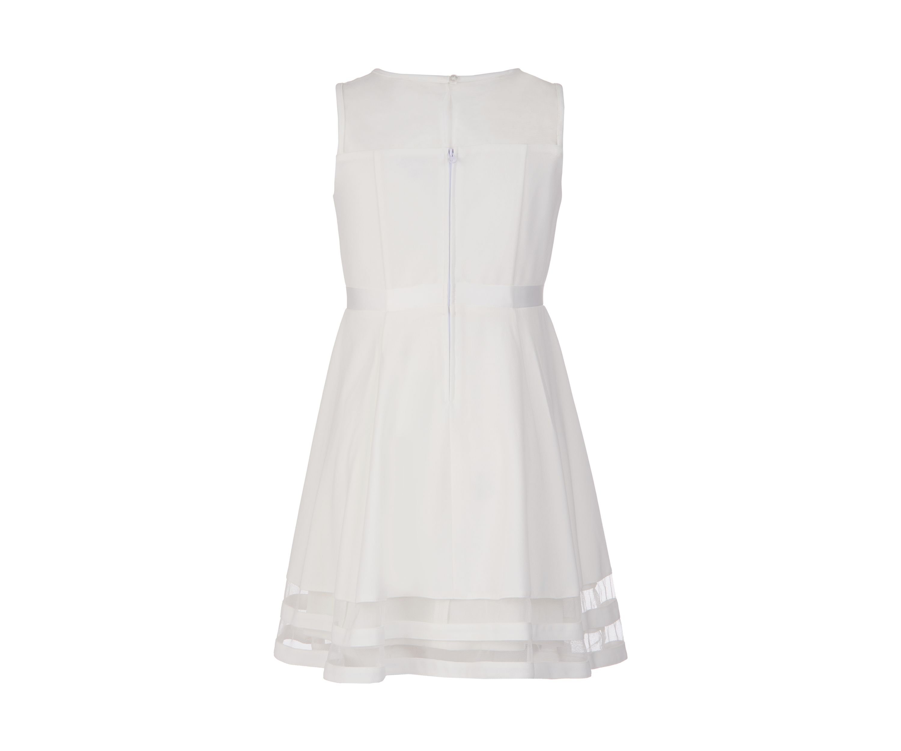 Girls 7-16 Illusion Mesh Dress