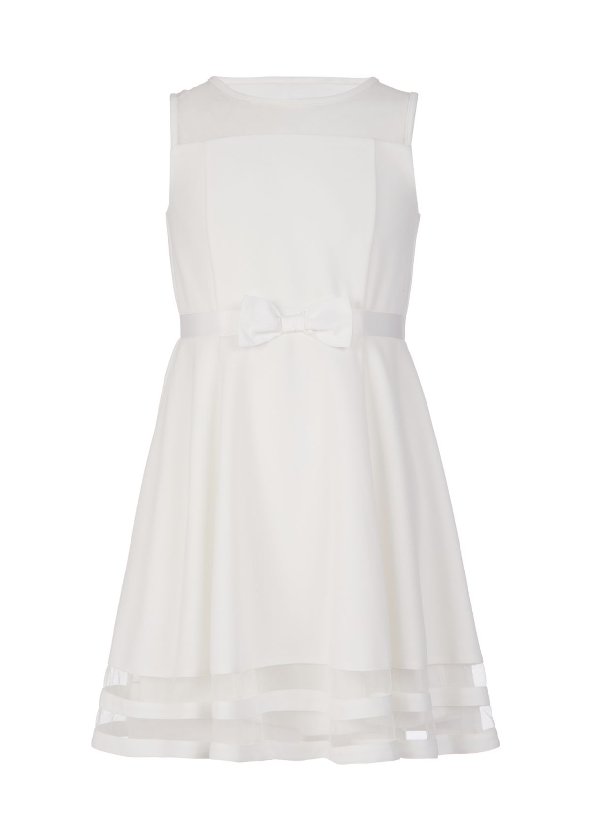 Girls Plus Illusion Mesh Dress