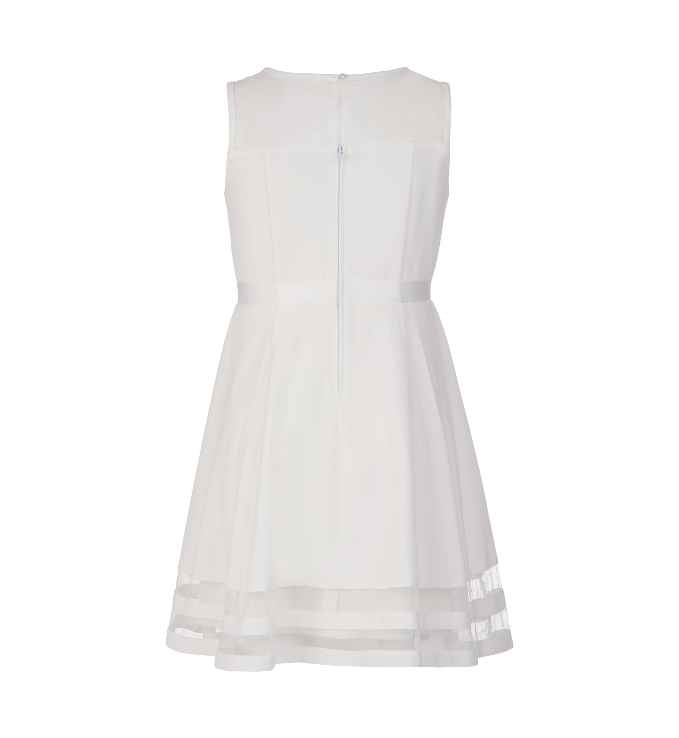 Girls 4-6X Illusion Mesh Dress