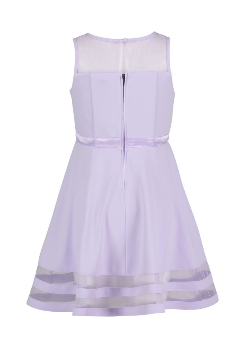 Girls 4-6x Illusion Mesh Dress