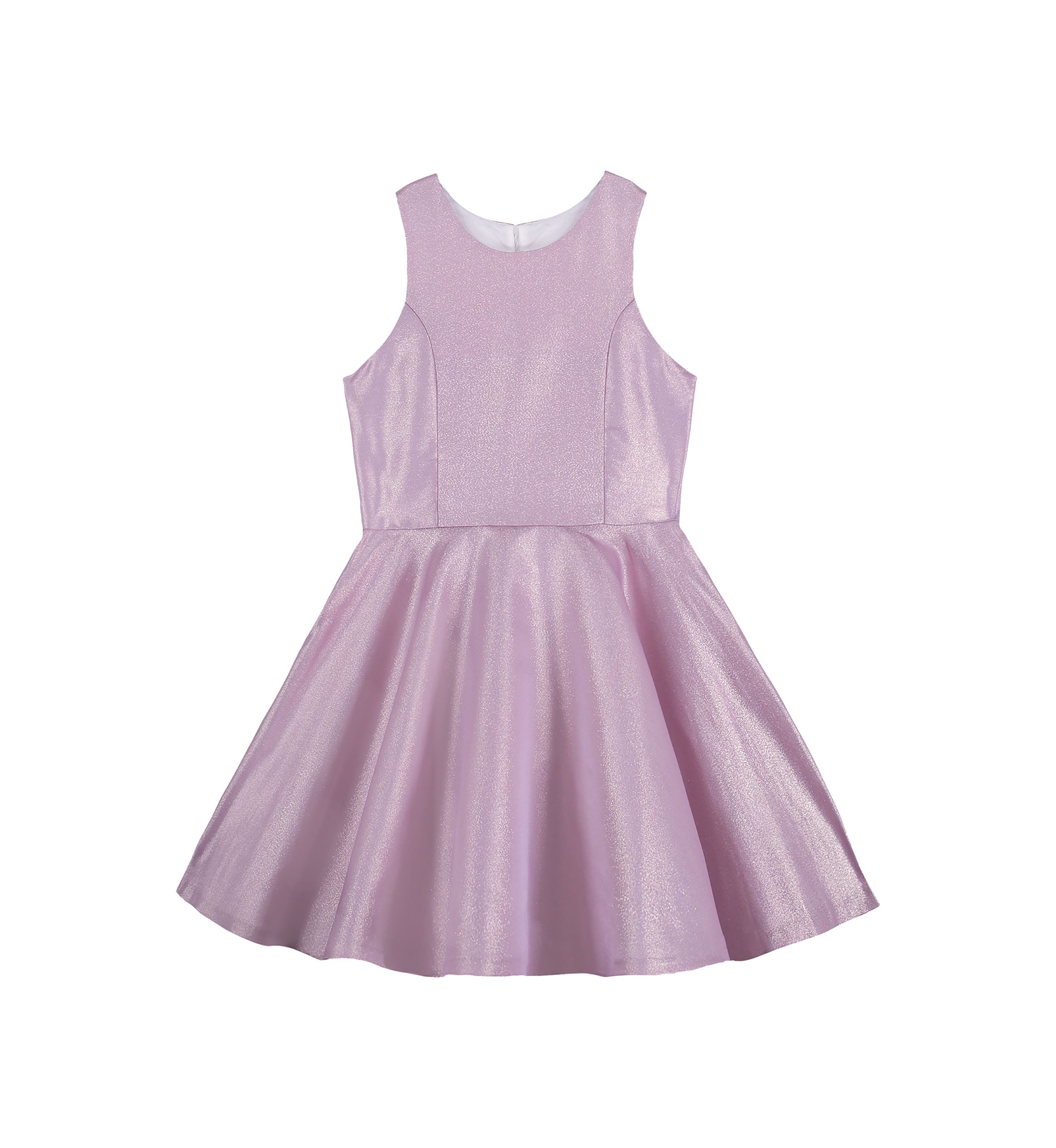 Girls 7-16 Lavender Speckle Dress