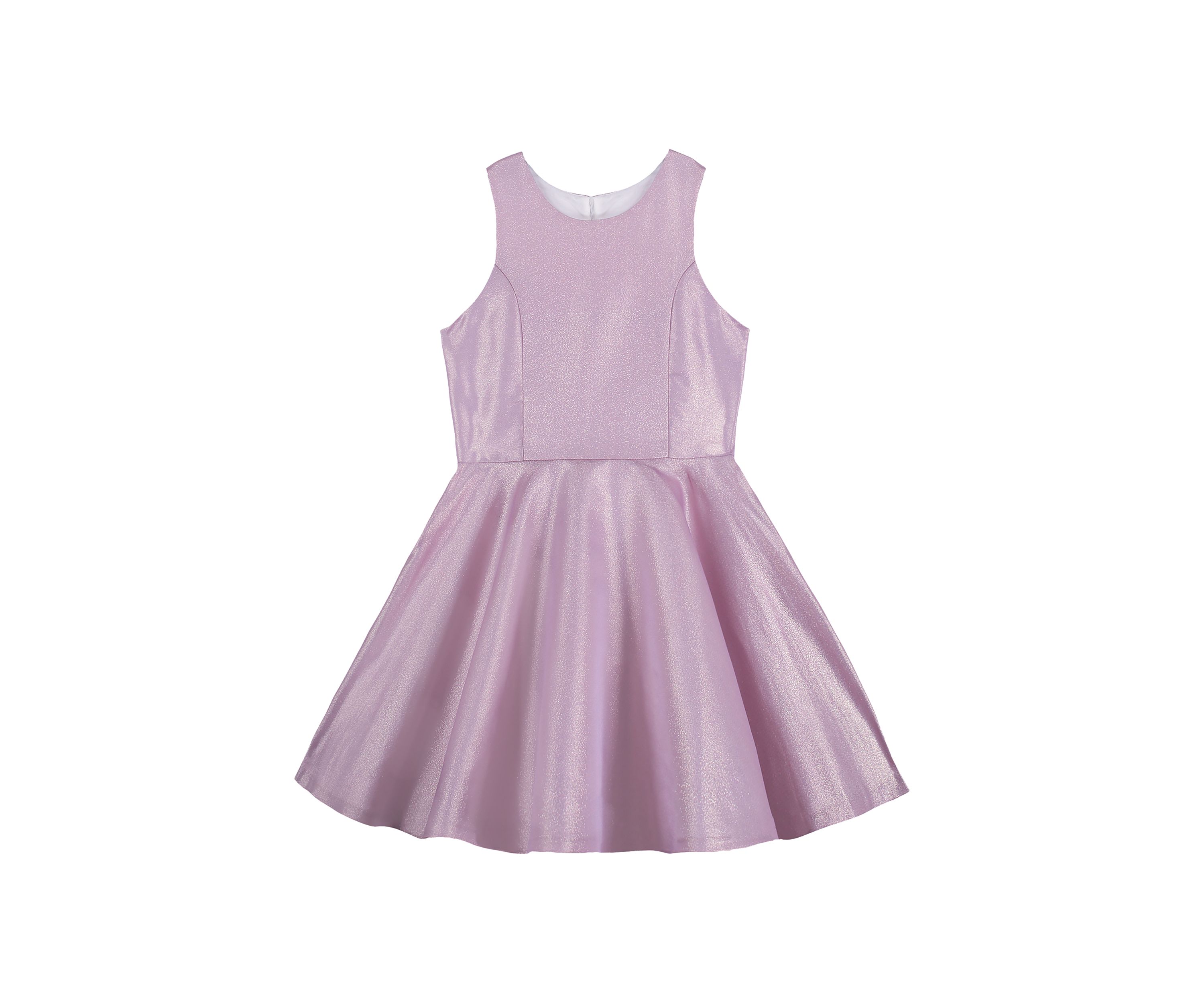 Girls 7-16 Lavender Speckle Dress