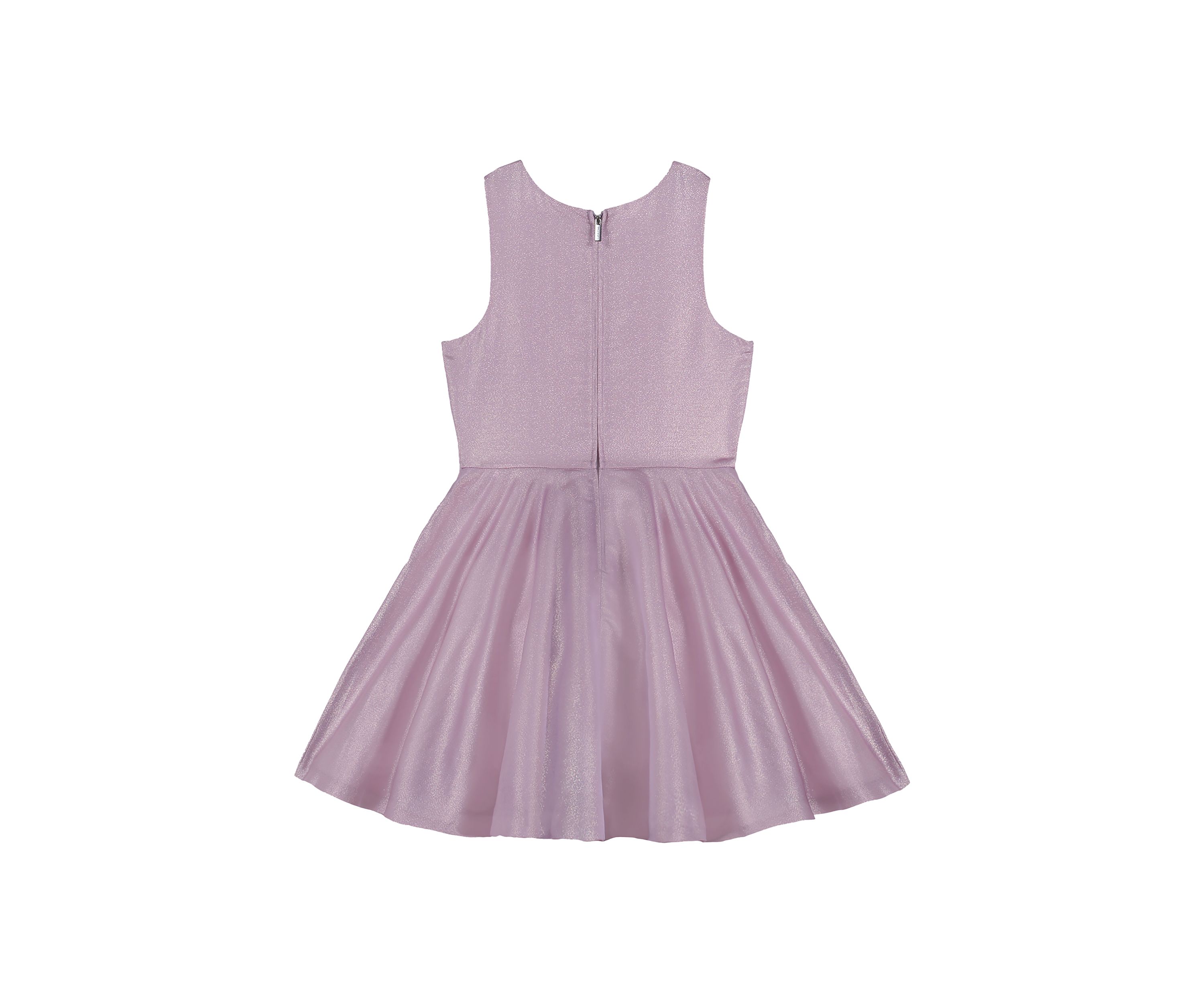 Girls 7-16 Lavender Speckle Dress