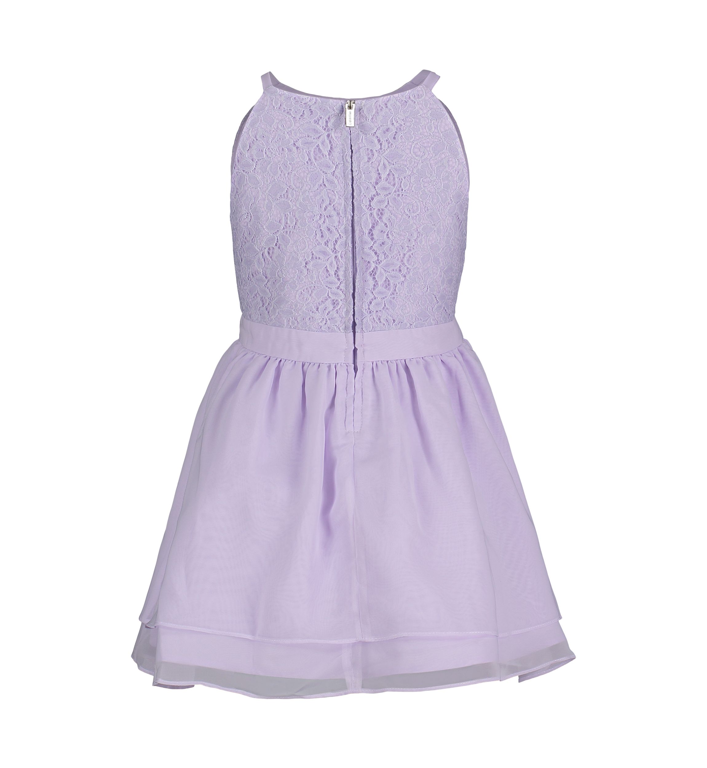 Girls 7-16 Lace and Chiffon Dress