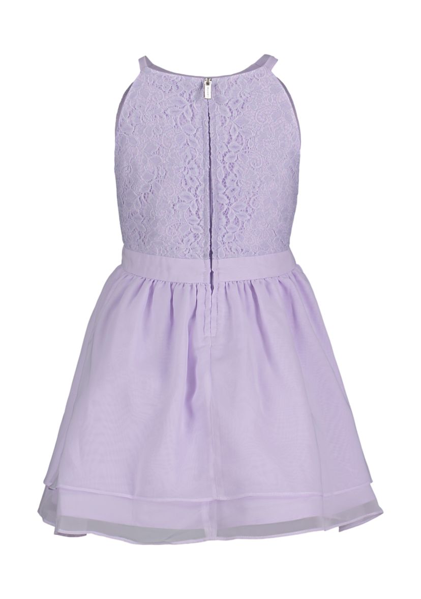 Girls 7-16 Lace and Chiffon Dress