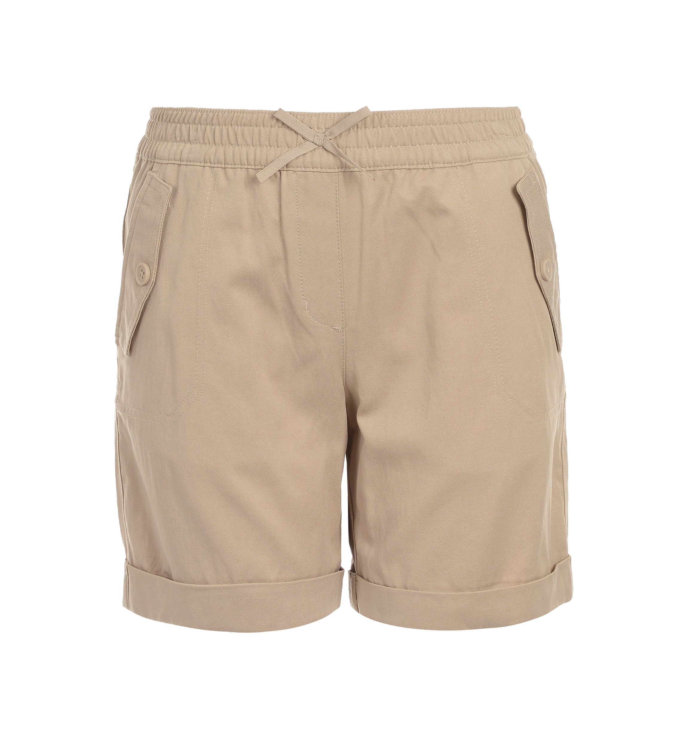 Girls 7-16 Cuffed Twill Shorts