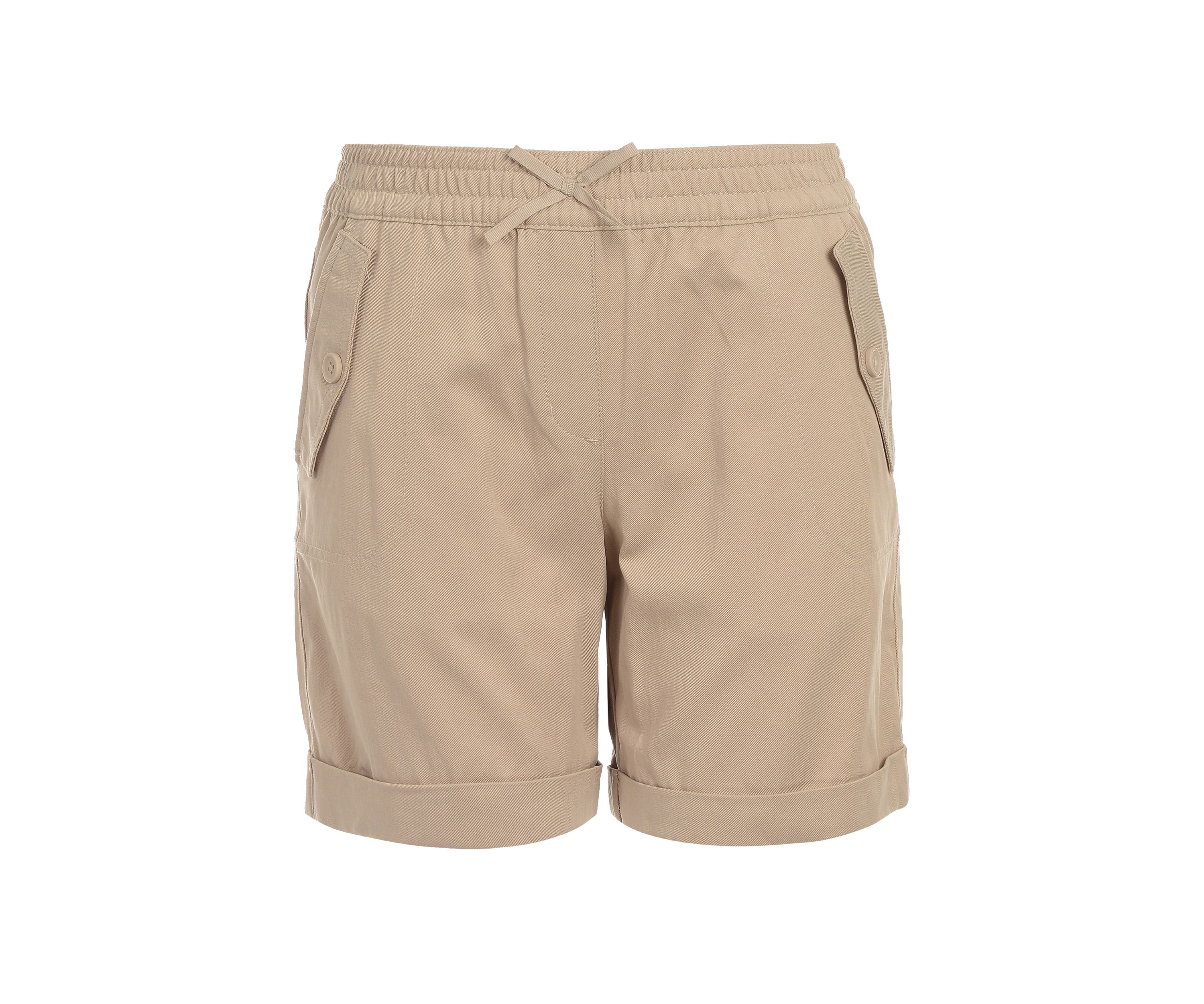 Girls 7-16 Cuffed Twill Shorts