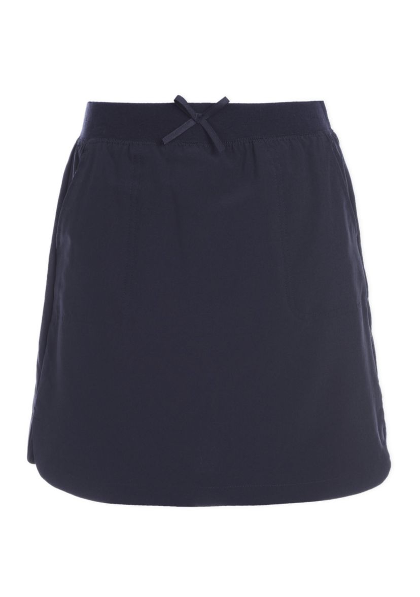 Girls 7-16 Plus Performance Scooter Skort with Knit Waistband 