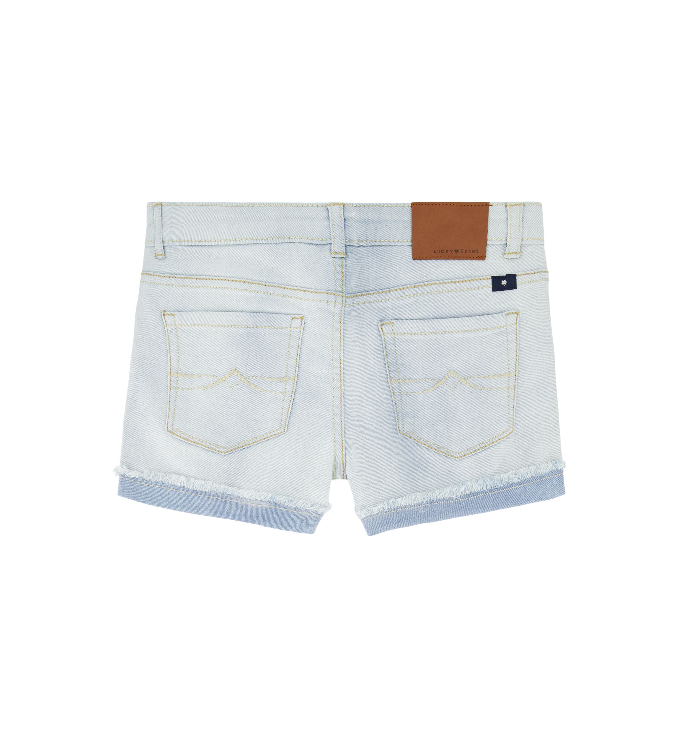 Girls 7-16 Distressed Cuffed Denim Shorts 