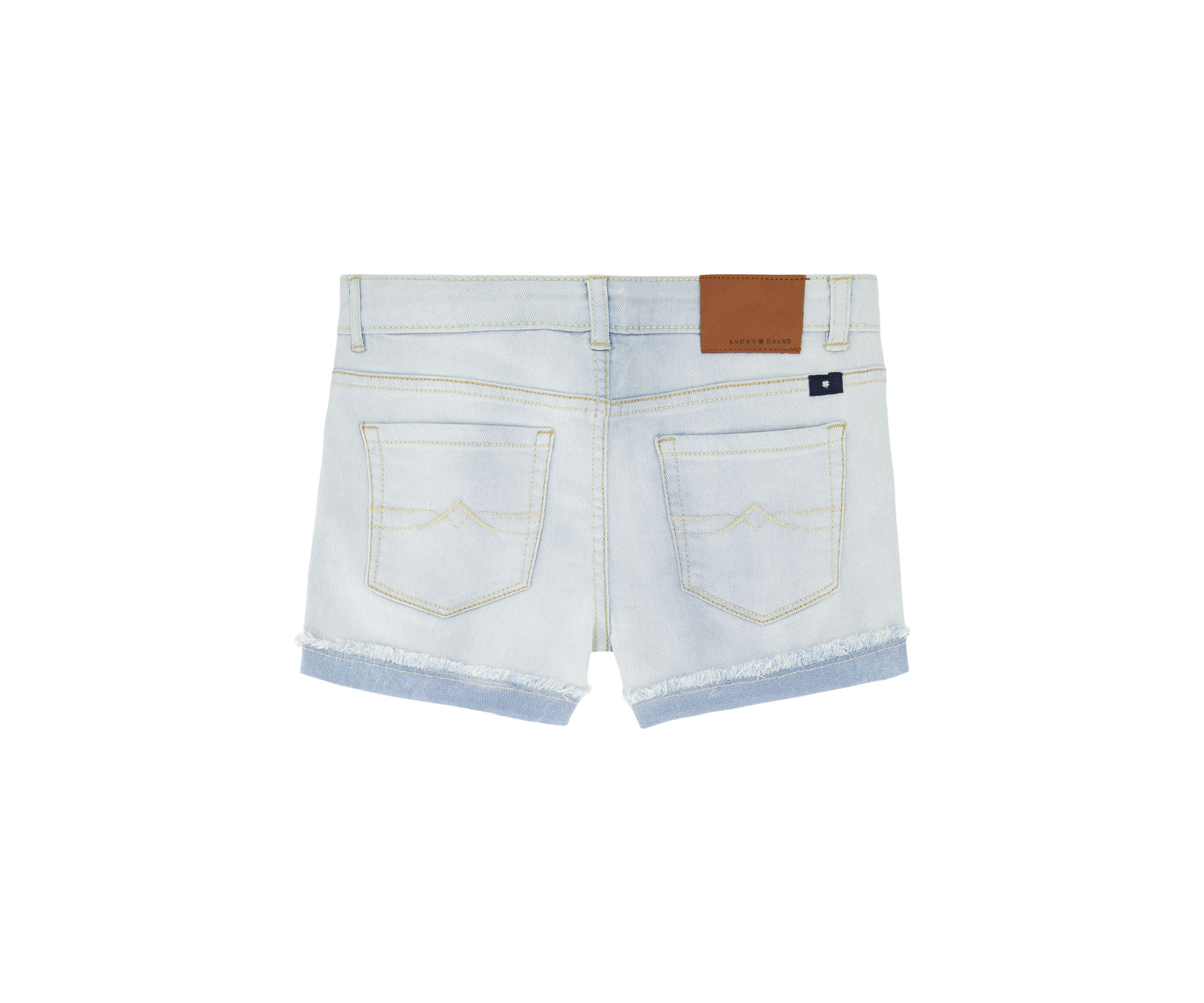 Girls 7-16 Distressed Cuffed Denim Shorts 