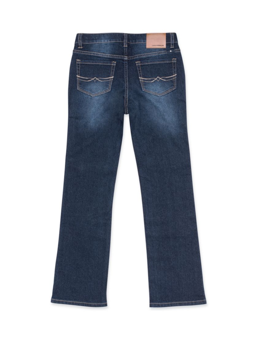 Girls 7-16 Deandra Mid Rise Bootcut Denim Jeans