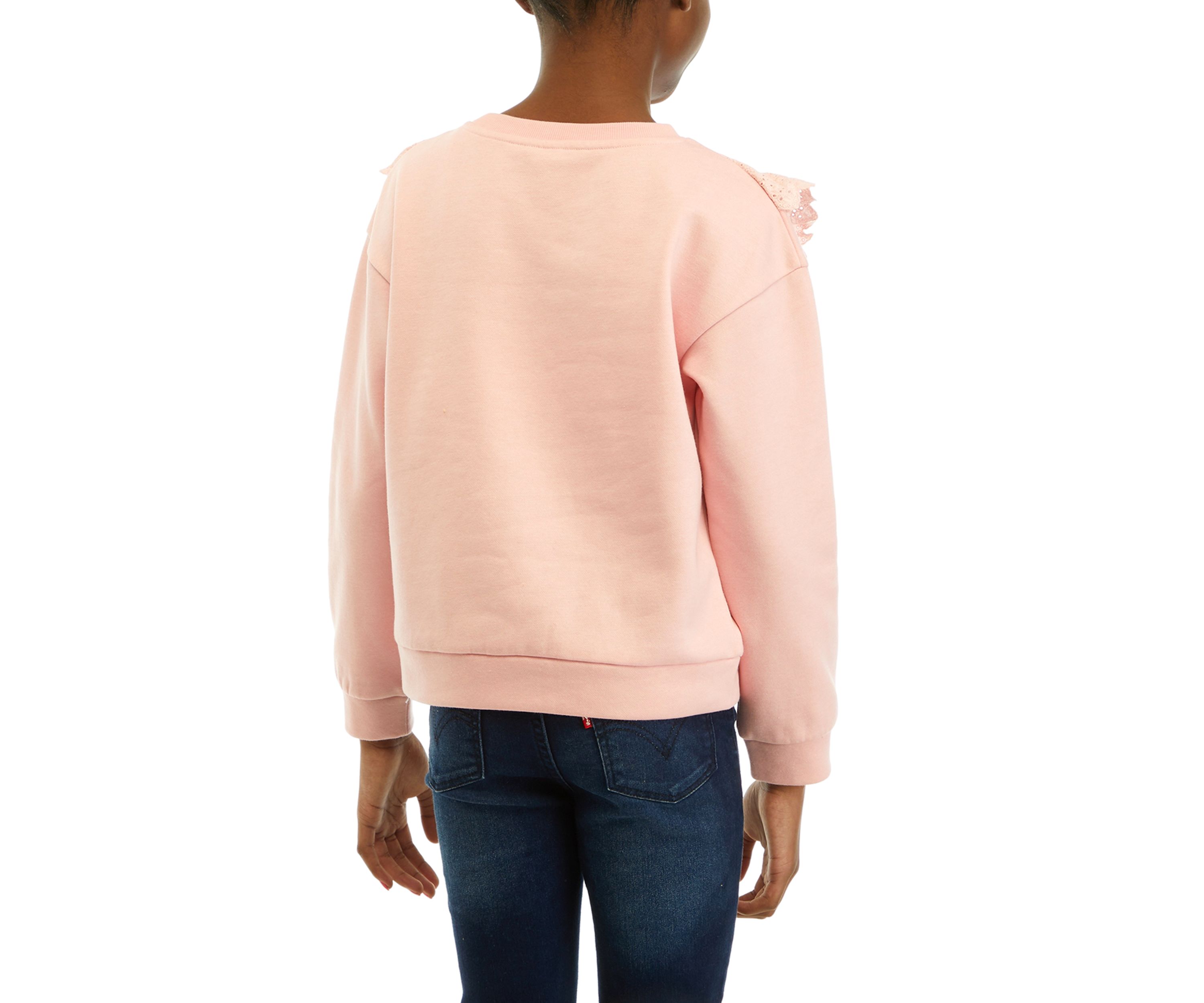 Girls 7-16 Ruffle Sweatshirt