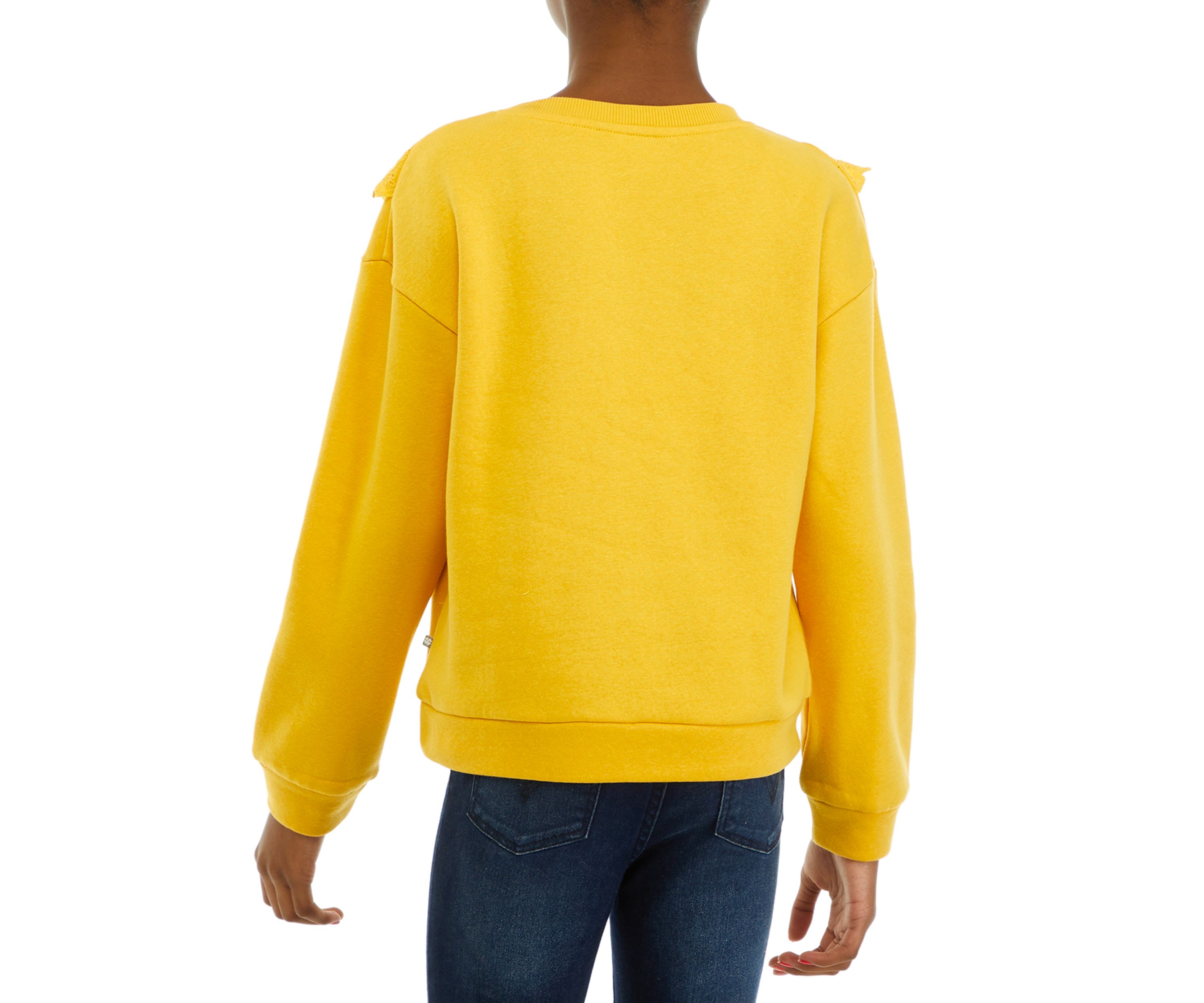 Girls 7-16 Ruffle Sweatshirt