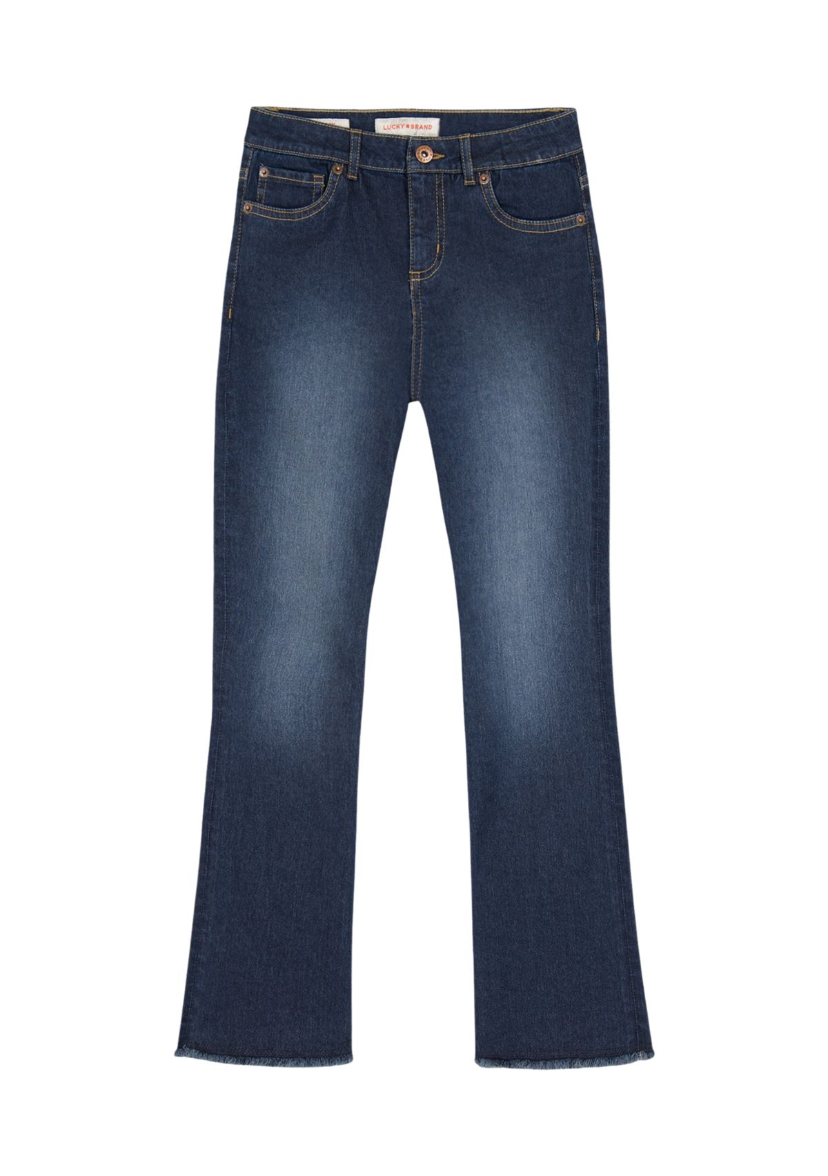 Girls 7-16 Mid Rise Flare Jeans