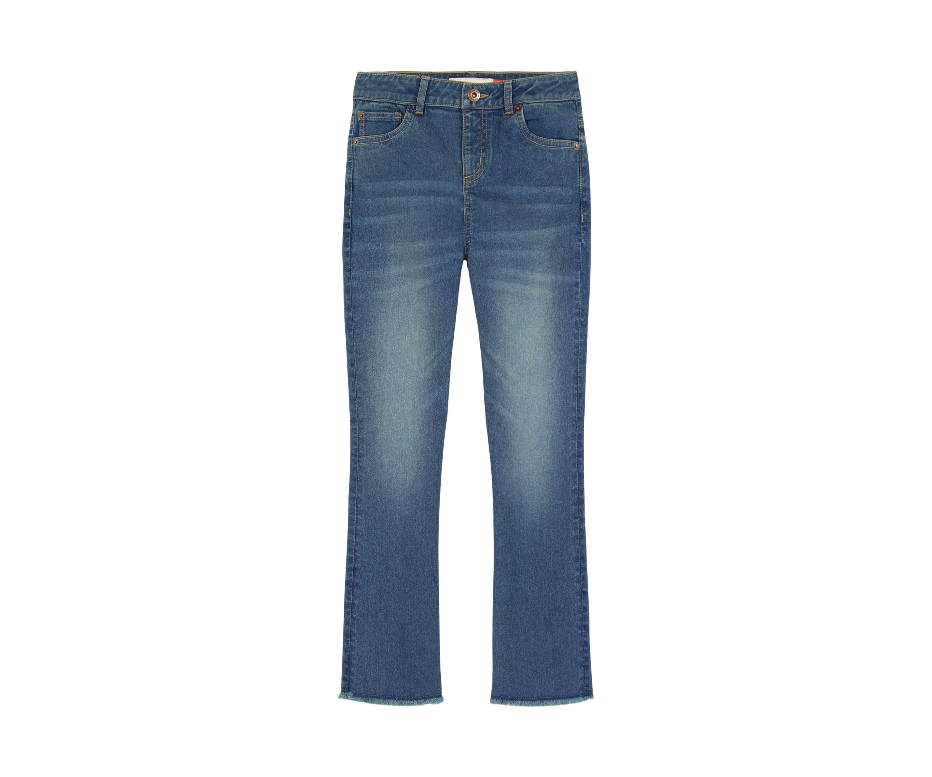 Girls 7-16 Mid Rise Flare Jeans
