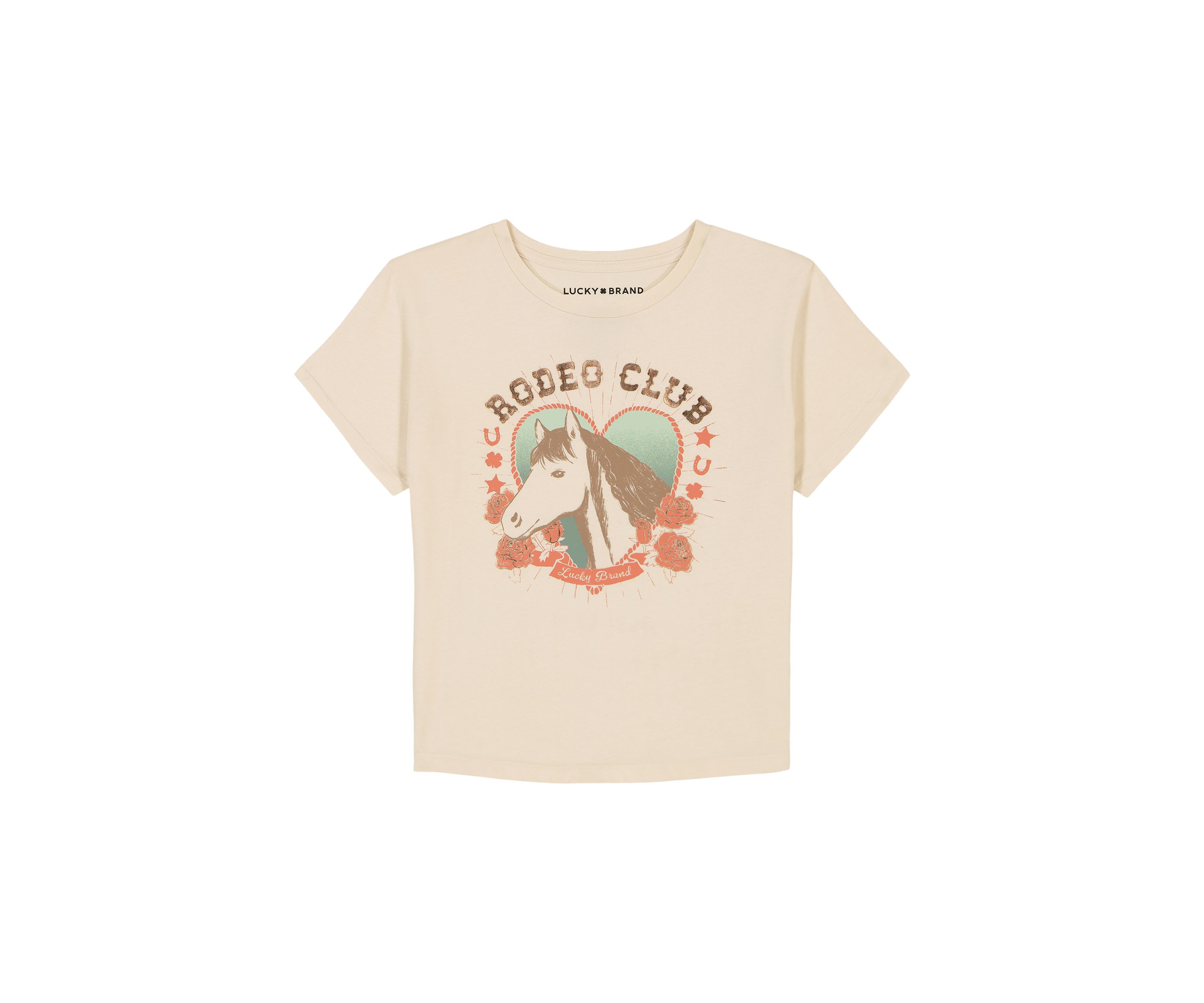 Girls 7-16 Short Sleeve Rodeo Club Graphic T-Shirt