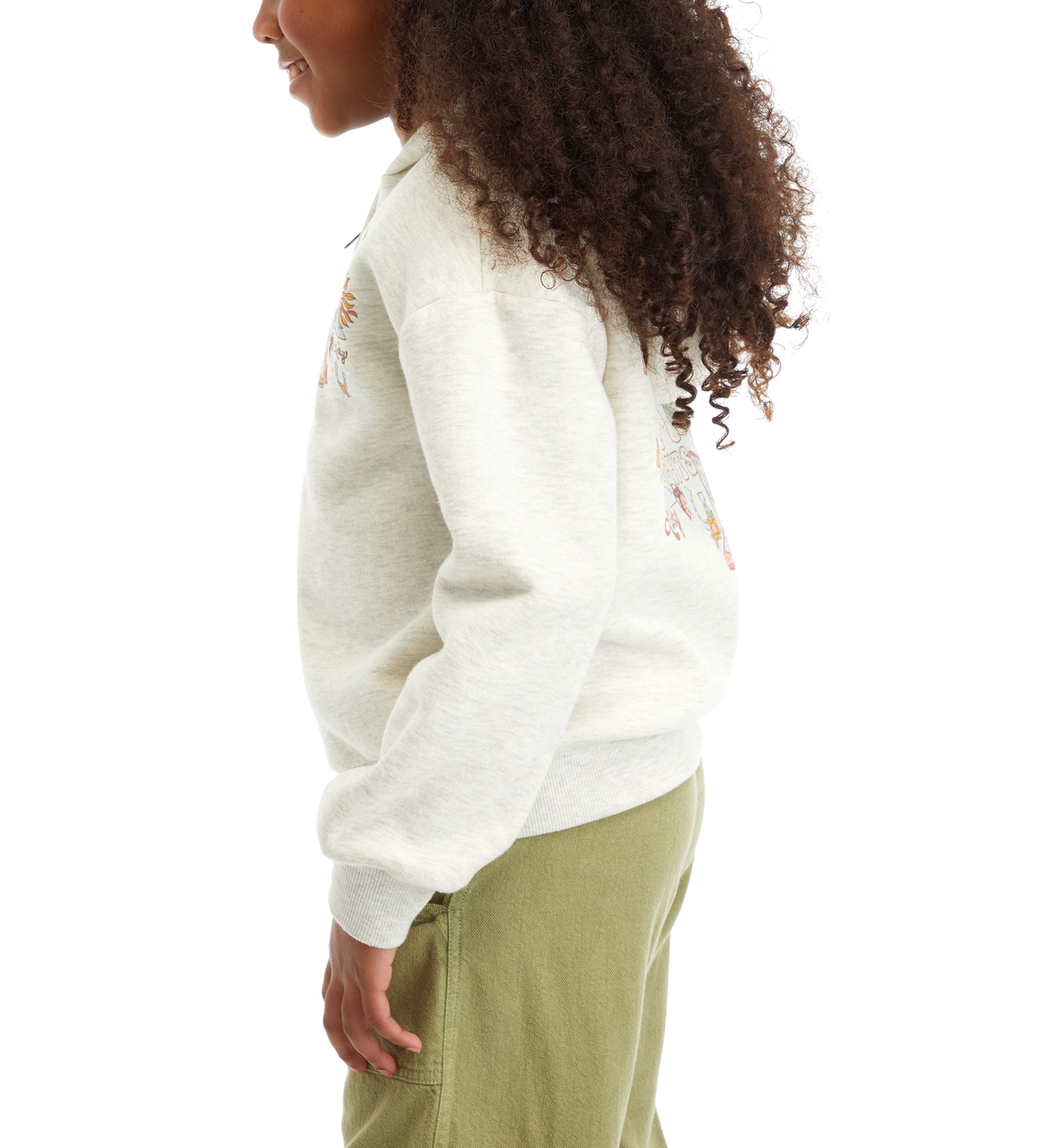Girls 7-16 Grow Happy Full Zip Hoodie