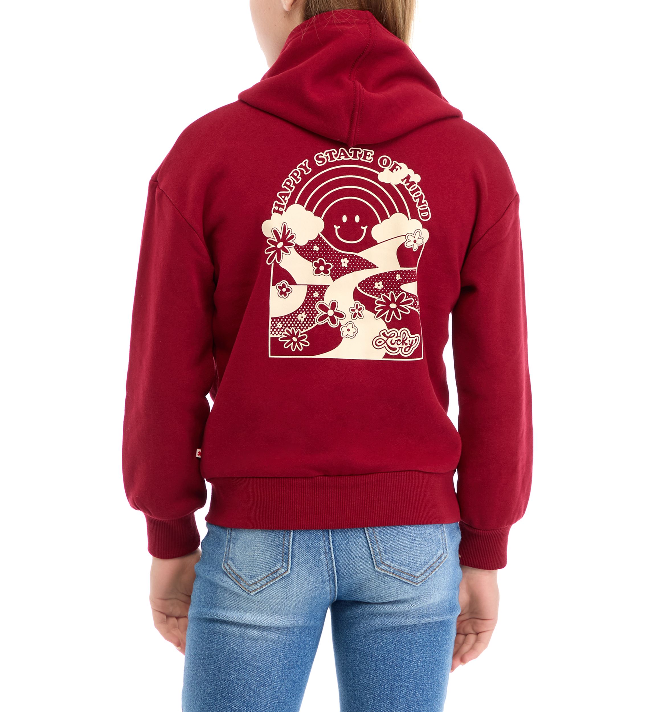 Girls 7-16 Fly with Me Full Zip Hoodie