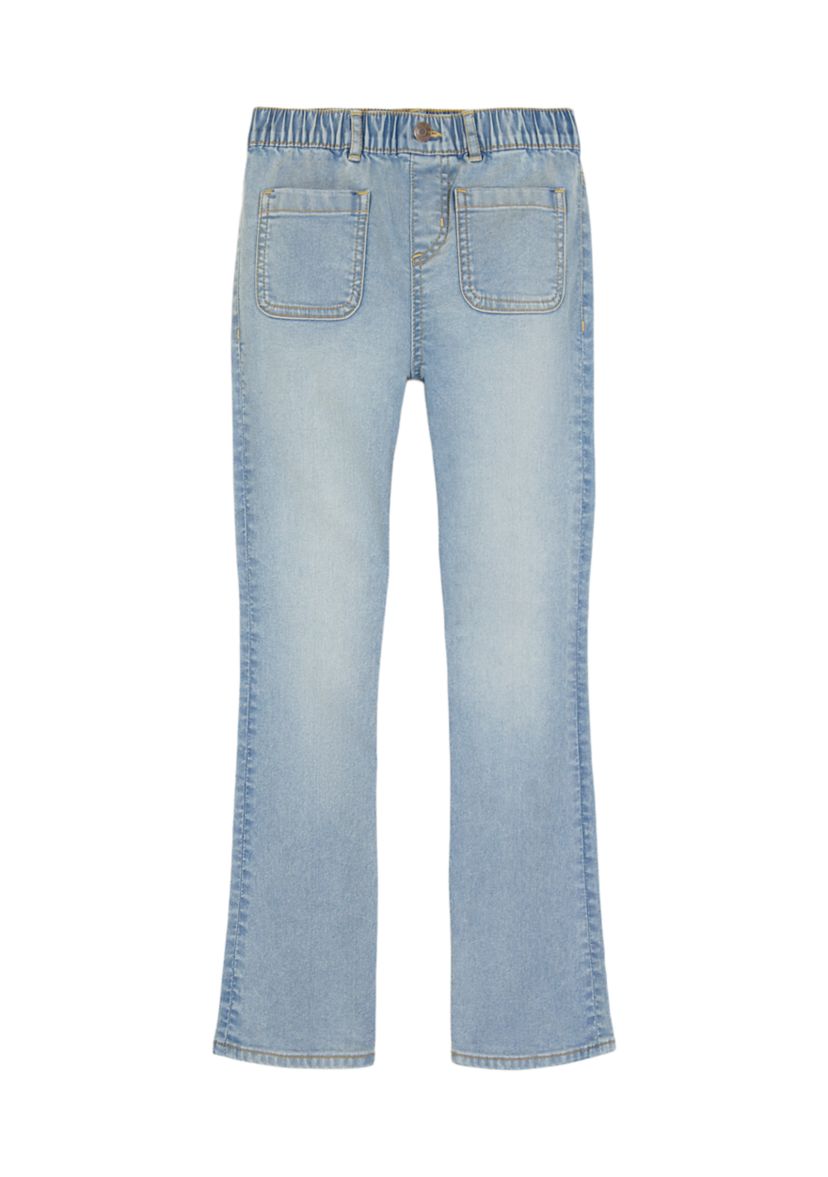 Girls 7-16 Patch Pocket Flare Jeans