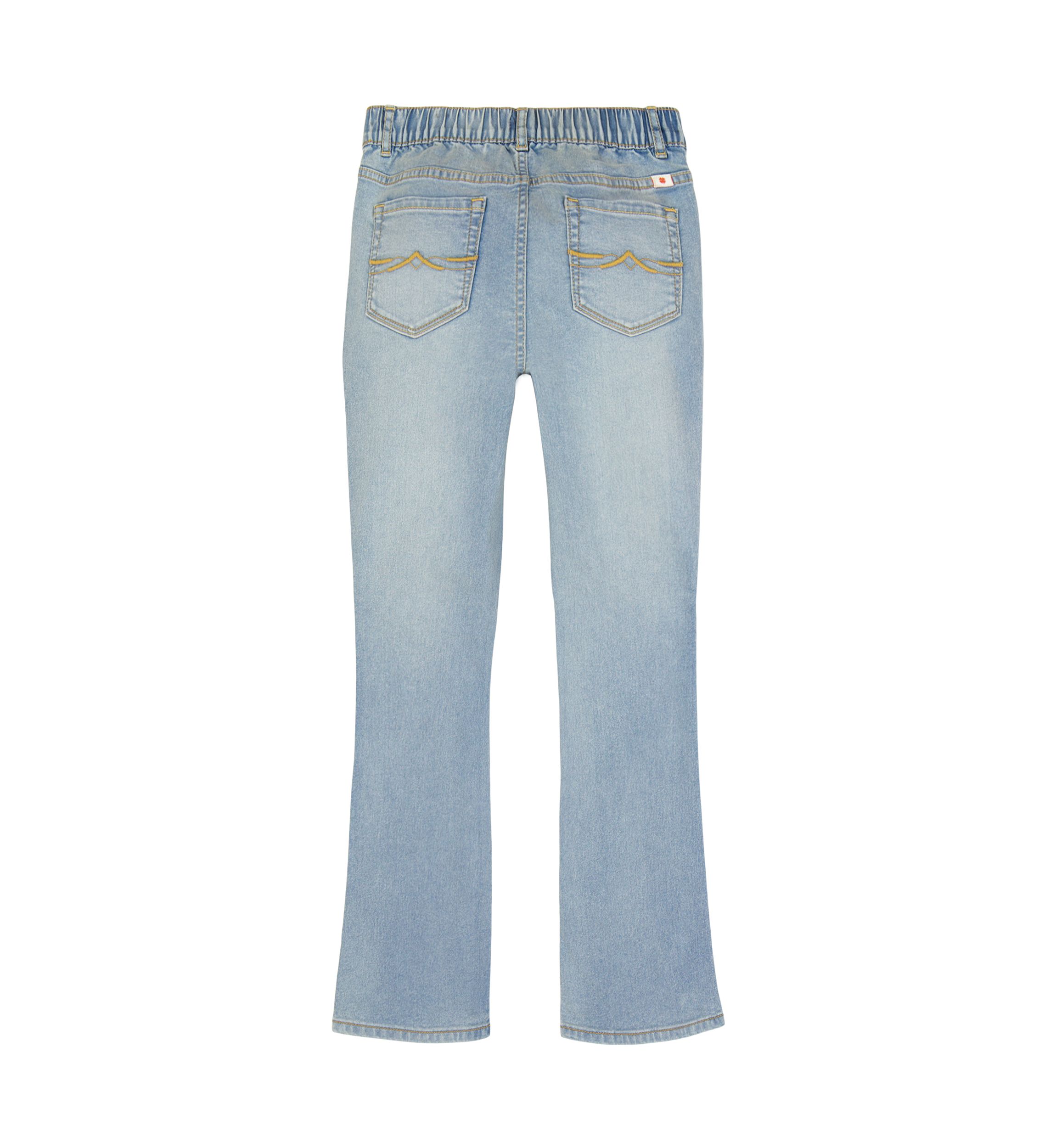 Girls 7-16 Patch Pocket Flare Jeans