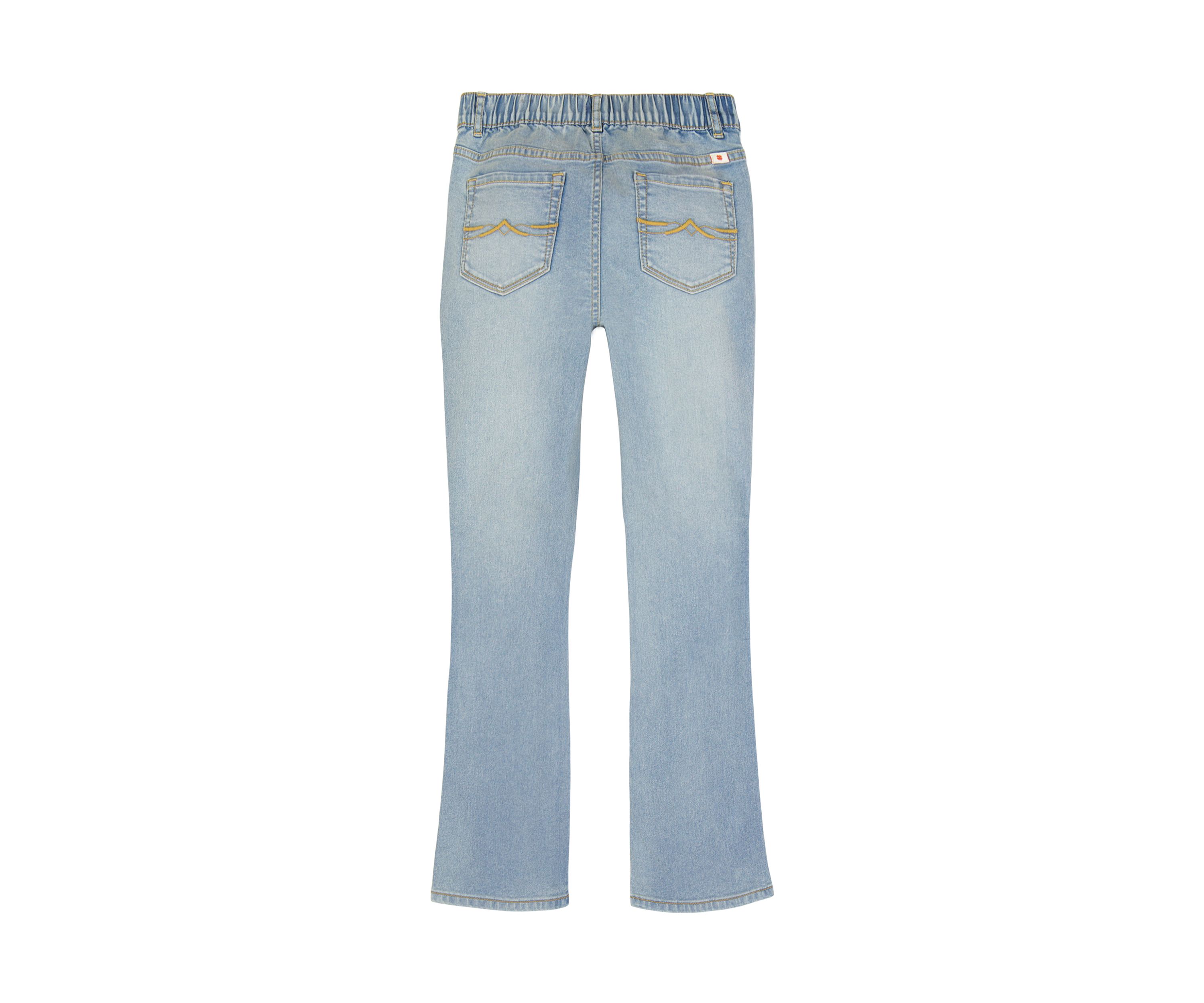 Girls 7-16 Patch Pocket Flare Jeans