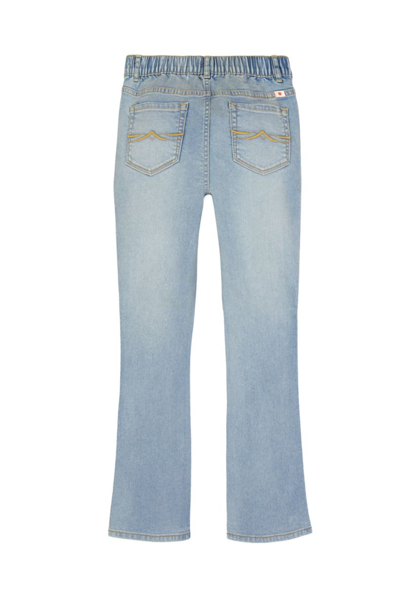 Girls 7-16 Patch Pocket Flare Jeans