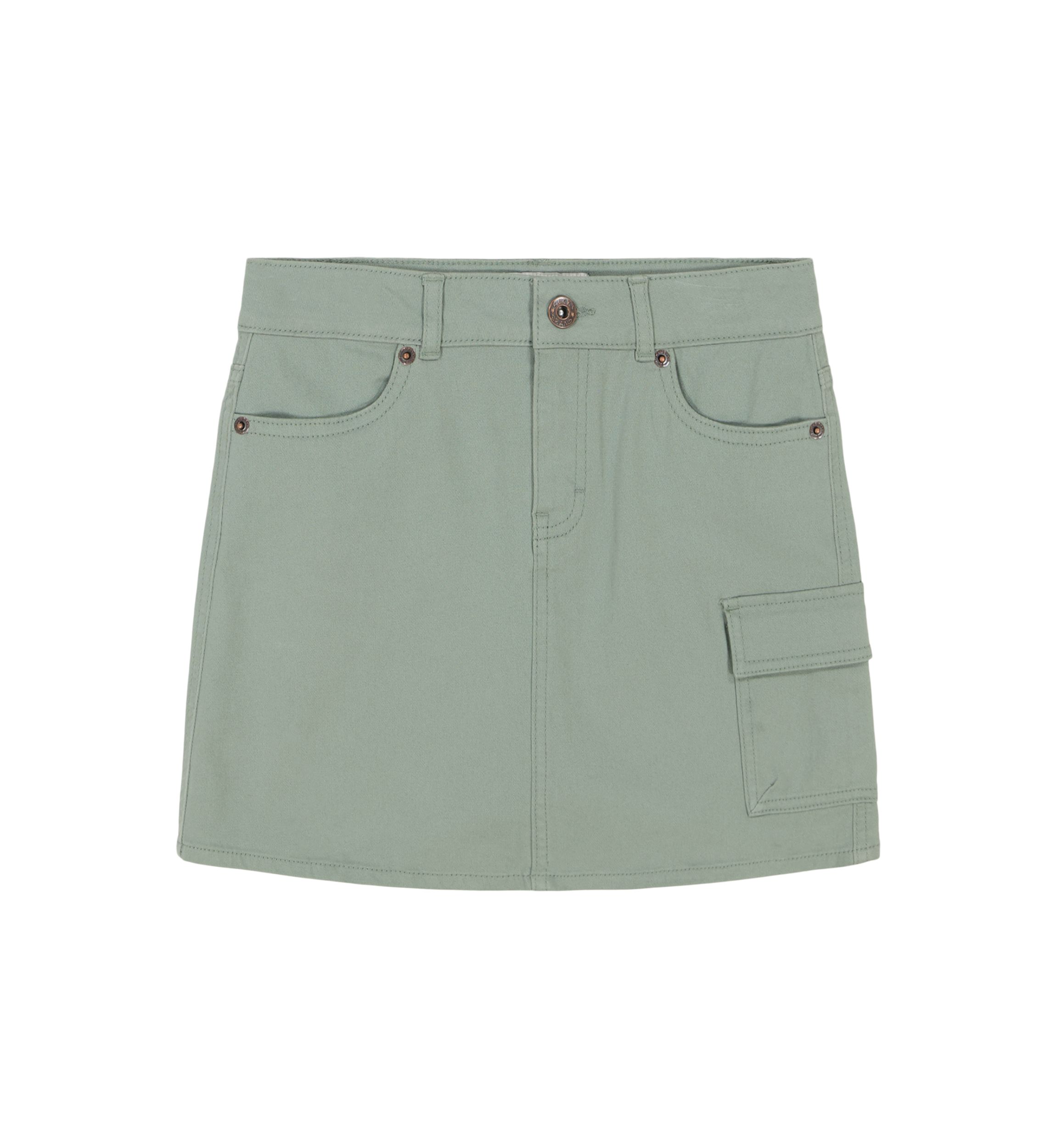 Girls 7-16 Twill Cargo Skirt